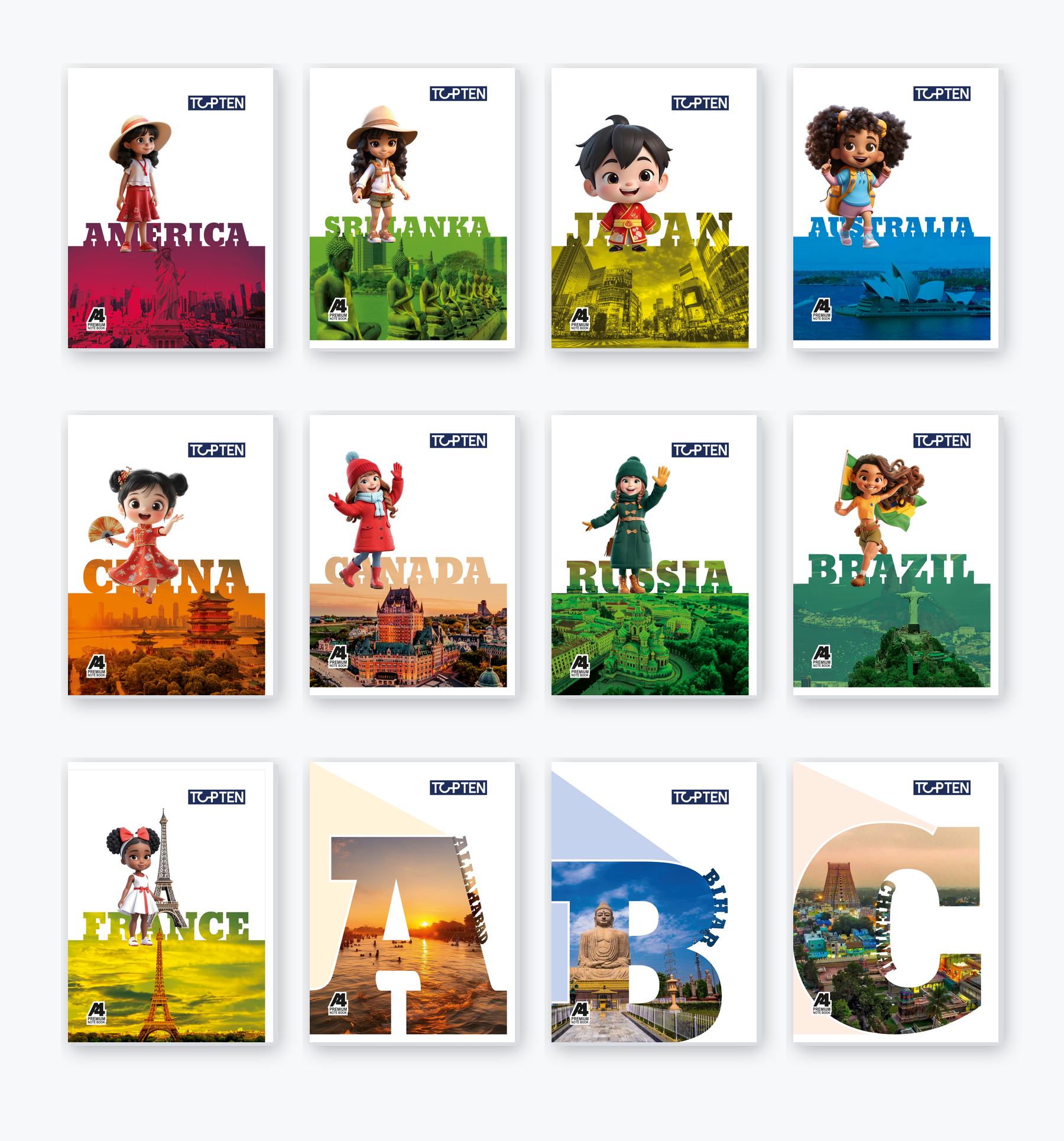 TOPTEN A4 Premium Notebook